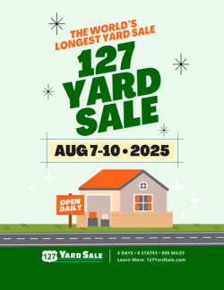 127 Yard Sale Flyer - Design 1