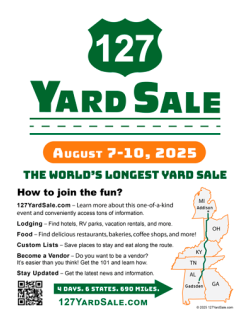 127 Yard Sale Flyer - Design 3