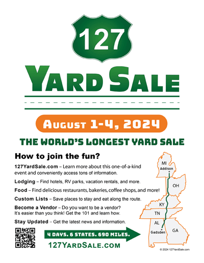 Design 3 127 Yard Sale Flyer Sample