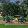 Brown Bear Log Cabin Firepit